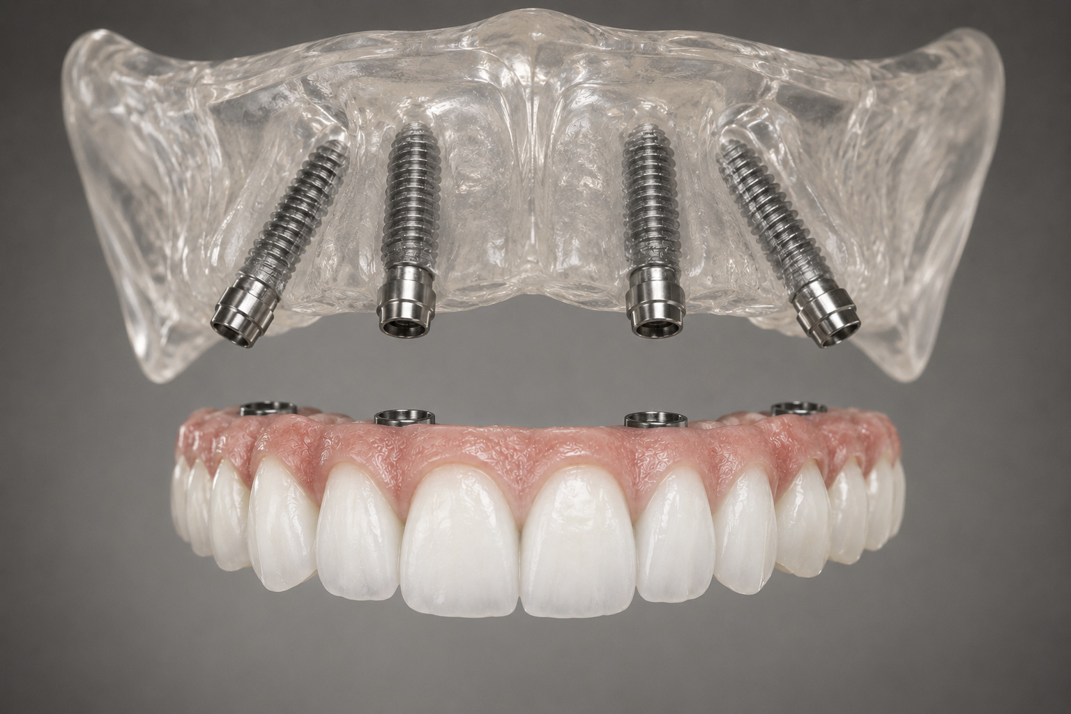 All-on-4 et All-on-6 : remplacer toutes les dents d'une mâchoire